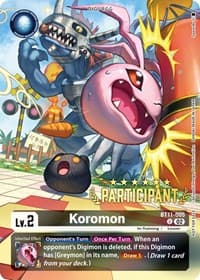 Koromon (Digimon 3-On-3 Participation)