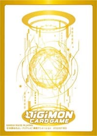 Digimon Card Game Official Sleeves - BANDAI Card Games Fest 23-24 Gold Sleeves (60-Pack)