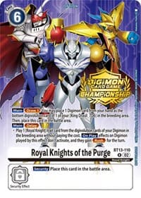 Royal Knights of the Purge (Championship 2023 Tamers Pack)