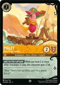 Piglet - Pooh Pirate Captain (223/204)
