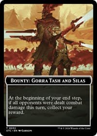 Bounty: Gorra Tash and Silas // Bounty Rules Double-Sided Token
