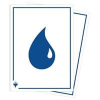 Mana 8: Island Apex Deck Protector Sleeves for Magic (105-Pack)