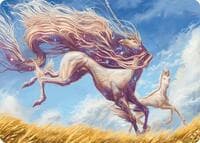 Nyxborn Unicorn Art Card