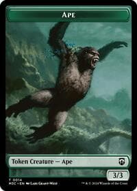 Ape (Ripple Foil) // Plant Double-Sided Token