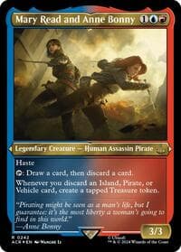 Mary Read and Anne Bonny (Foil Etched)