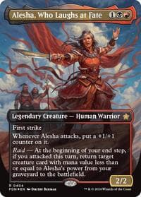 Alesha, Who Laughs at Fate (Borderless) (Mana Foil)