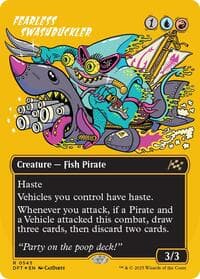 Fearless Swashbuckler (Borderless) (First-Place Foil)