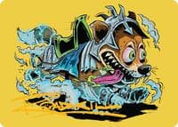 District Mascot Art Card (50/54) (Gold-Stamped Signature)