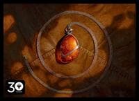 30th Anniversary: Mox Amber Limited Card Sleeves for Magic (80-Pack)