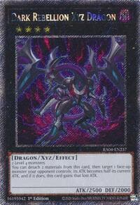 Dark Rebellion Xyz Dragon (Platinum Secret Rare)