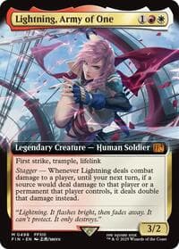 Lightning, Army of One (Extended Art)