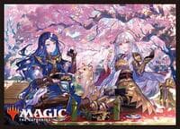 2025 Cherry Blossom Viewing Card Sleeves for Magic (50-Pack)