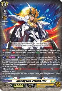 Blazing Lion, Platina Ezel