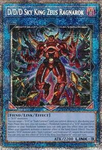 D/D/D Sky King Zeus Ragnarok (Starlight Rare)
