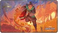 Disney Lorcana: Mulan - Charging Ahead Foil Playmat (Disney Lorcana Challenge)