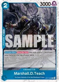 Marshall.D.Teach - ST17-005 (Pirate Foil)