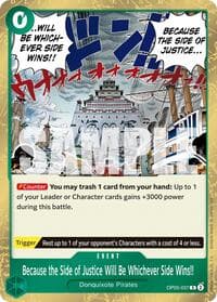 Because the Side of Justice Will Be Whichever Side Wins!! (Reprint)