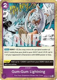 Gum-Gum Lightning (Pirate Foil)