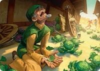 Unlucky Cabbage Merchant Art Card