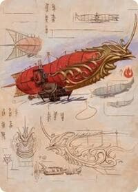 Phoenix Fleet Airship Art Card