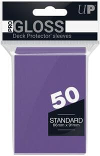 PRO-Gloss Standard Deck Protectors - Purple (50-Pack) (Modern Logo)
