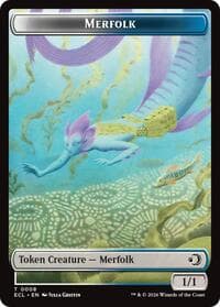 Merfolk // Worm Double-Sided Token