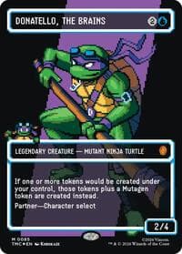 Donatello, the Brains (0085) (Borderless) (Surge Foil)
