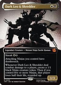Dark Leo & Shredder (Borderless)