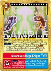 Miraculous Mega Knight (Gold Border)