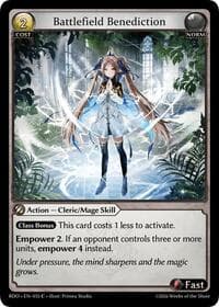 Battlefield Benediction (Curio Foil)