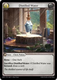 Distilled Water (Curio Foil)