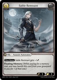 Sable Remnant (Curio Foil)