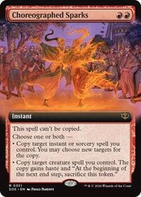 Choreographed Sparks (Extended Art)