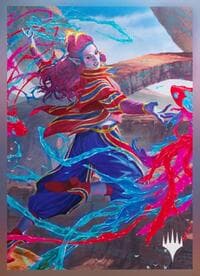 Magic: The Gathering Secrets of Strixhaven Premium Art Sleeves - Rootha, Mastering The Moment