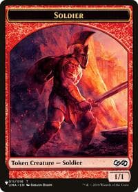 Soldier (UMA) // Kobolds of Kher Keep (MKC) Double-sided Token