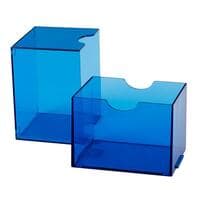 Dragon Shield Strongbox Deck Box - Clear Blue (Holds 100+)