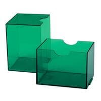 Dragon Shield Strongbox Deck Box - Clear Green (Holds 100+)