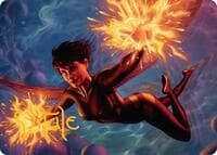 The Wasp, Winsome Avenger Art Card (Gold-Stamped Signature)