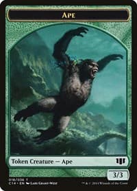 Ape // Zombie (011) Double-Sided Token